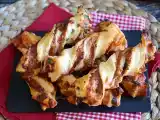 Ricetta Torciglioni di pasta sfoglia con prosciutto crudo e mozzarella
