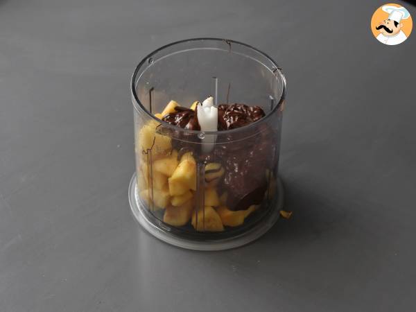 Fudge cioccolato e mele, un dessert facilissimo da preparare con soli 2 ingredienti! - Preparazione tappa 4