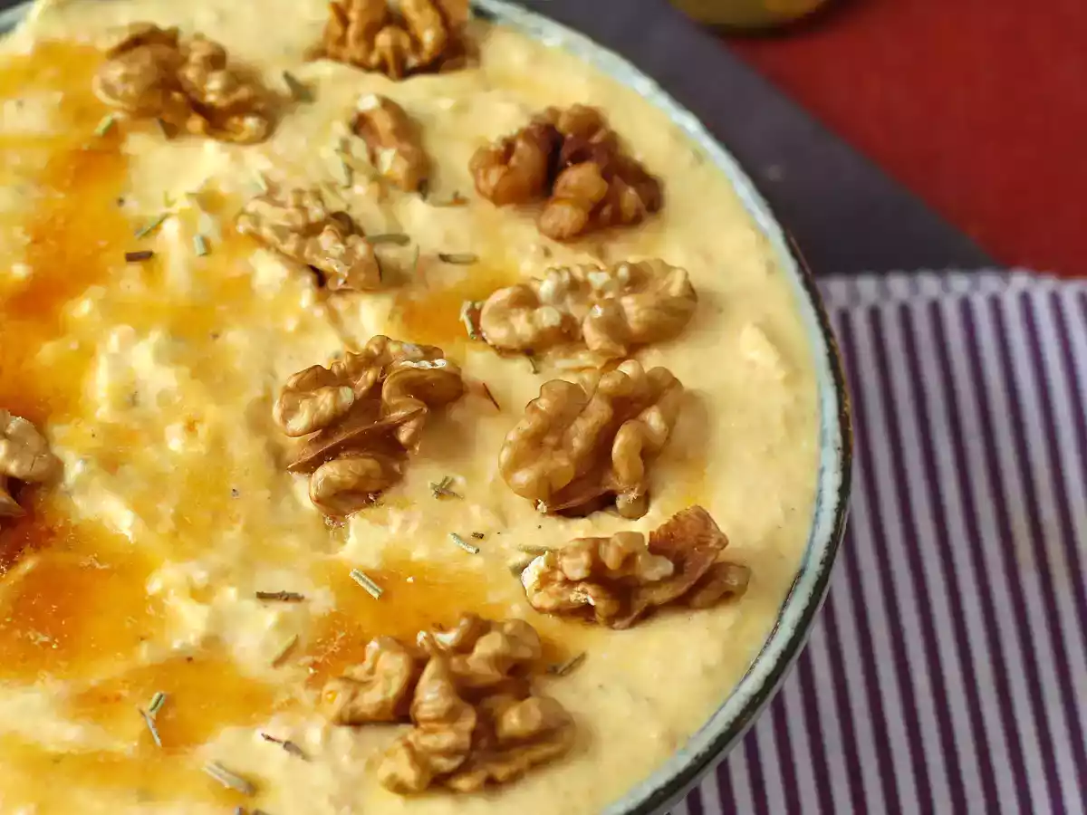 Crema di zucca, feta e miele - foto 2