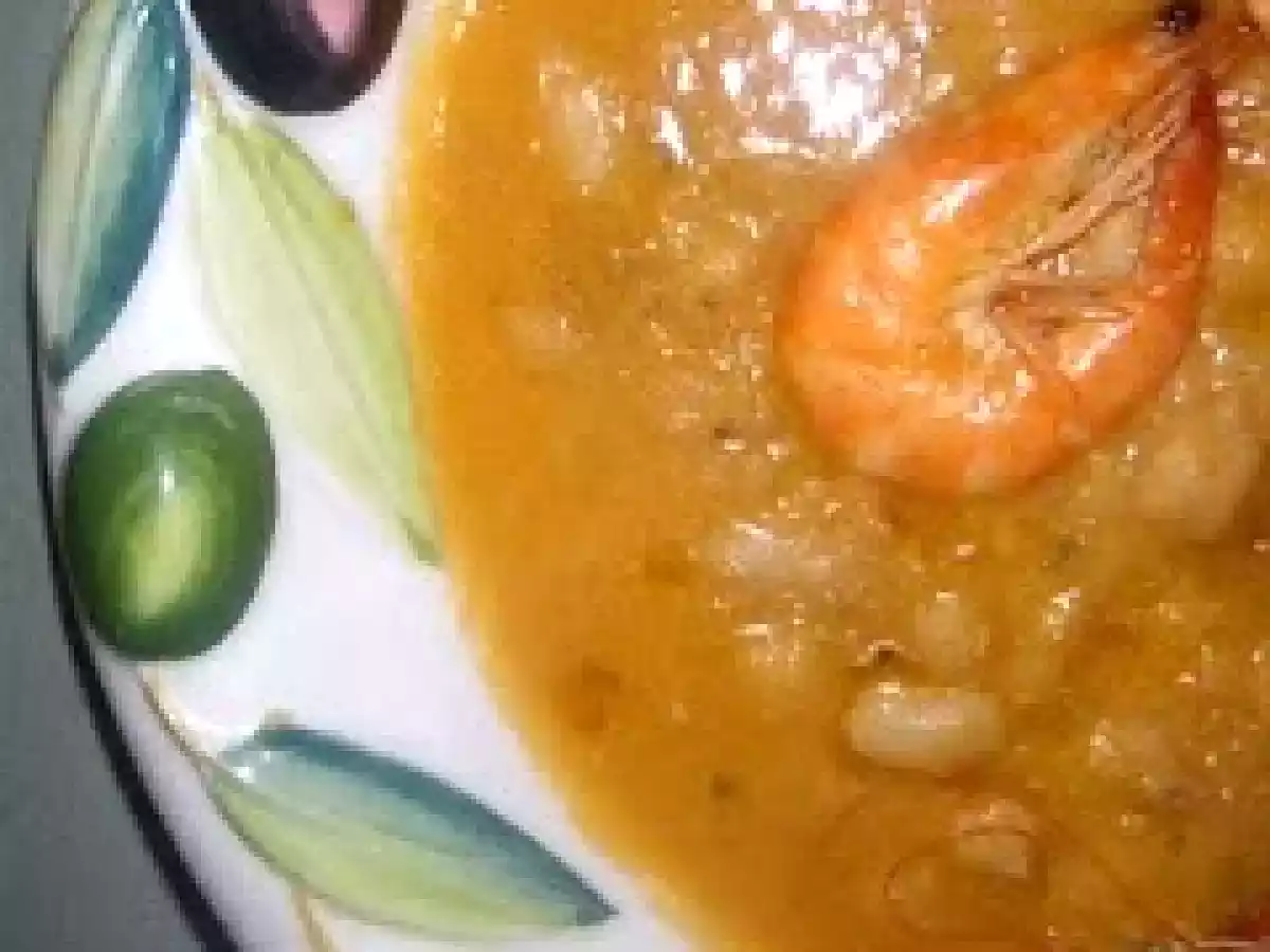 Zuppa di ceci, fagioli e gamberi - foto 2